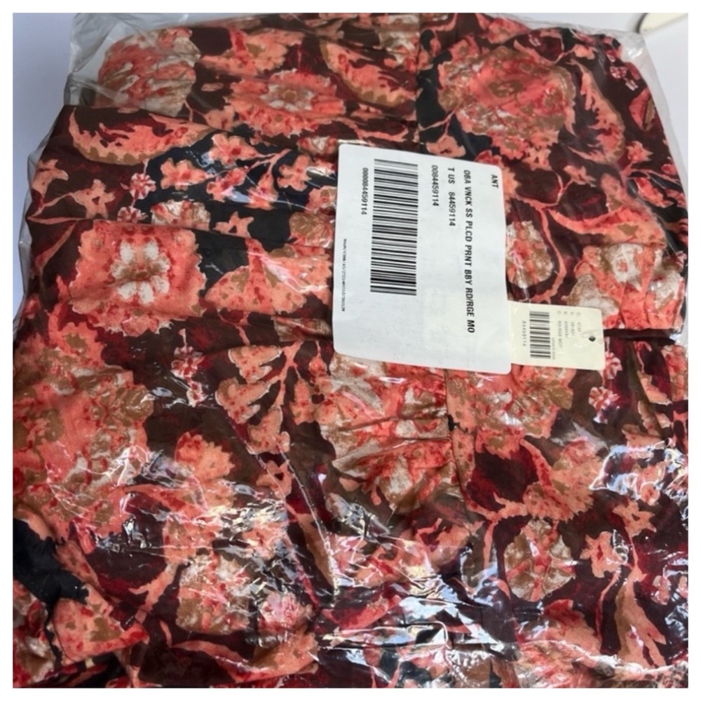 NWT Anthropologie Printed Floral Summer Babydoll  Dress, size 8 - Picture 15 of 16